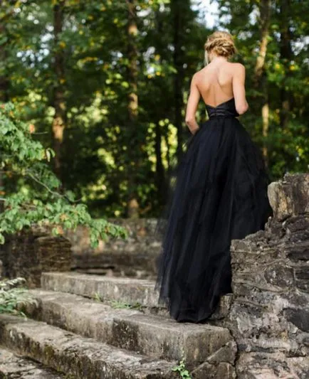 Mireasa în rochii de mireasa negre sunt o provocare societate (nunta negru rochie de mireasa) Mireasa în rochii de mireasa negre sunt o provocare societate
