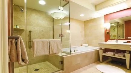 Design-ul actualizat al o baie mică, fără toaletă, fotografii