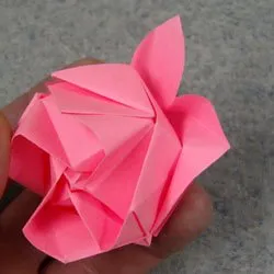 Origami Rose schema pas cu pas clasa expert și tutoriale video