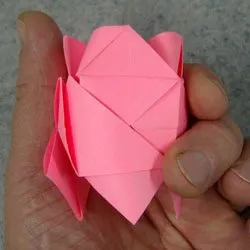 Origami Rose schema pas cu pas clasa expert și tutoriale video