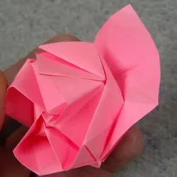 Origami Rose schema pas cu pas clasa expert și tutoriale video