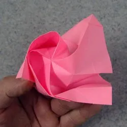 Origami Rose schema pas cu pas clasa expert și tutoriale video