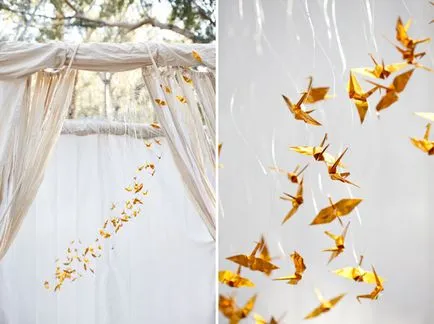 Origami - o modă nunta decor modern - patidekor