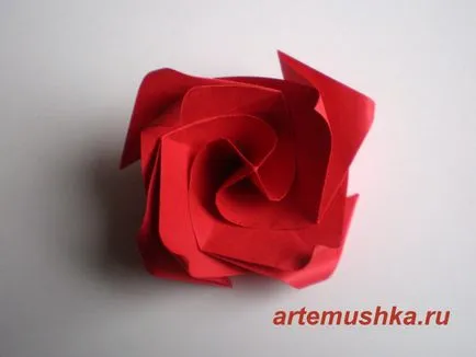 Origami a crescut de hârtie sistem de mâini cvoimi în limba rusă pentru începători (Kawasaki) Origami a crescut de hârtie sistem de mâini cvoimi în limba rusă pentru începători