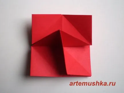 Origami a crescut de hârtie sistem de mâini cvoimi în limba rusă pentru începători (schema) Origami a crescut de hârtie sistem de mâini cvoimi în limba rusă pentru începători