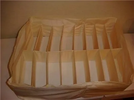 Organizator cu mâinile lor pentru haine, cosmetice, detaliu, artizanat
