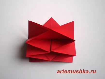 Origami a crescut de hârtie sistem de mâini cvoimi în limba rusă pentru începători (schema) Origami a crescut de hârtie sistem de mâini cvoimi în limba rusă pentru începători