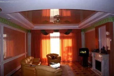 Design-ul original al tavane suspendate, interioare fotografie drepturilor de autor (foto) Design-ul original al tavane suspendate, fotografie de interior drepturile de autor