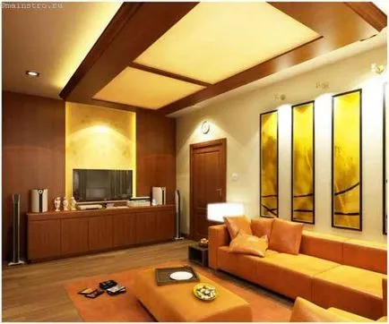 Design-ul original al tavane suspendate, interioare fotografie drepturilor de autor (interior) Design-ul original al tavane suspendate, fotografie de interior drepturile de autor