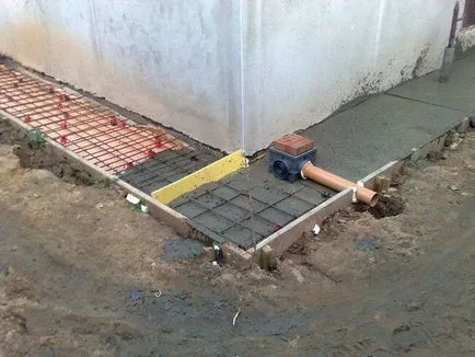 mâinile Otmostka - instrucțiuni pas cu pas umple