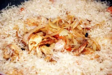 Pilaf cu carne de pui 1