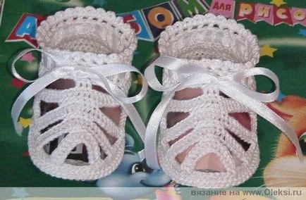 Adidași papuceii croșetat master class diagrame, modele, video și fotografii