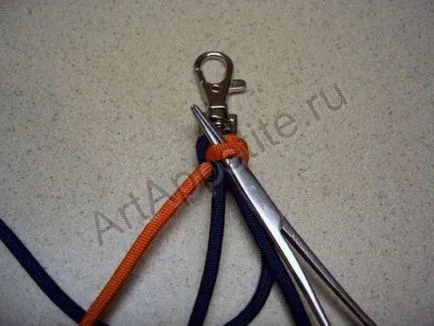 Țesutul Lanyard cu mâinile sale țesut tehnici cu fotografii și video
