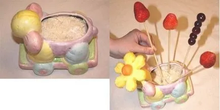 Cum sa faci un buchet de fructe