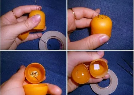 Artizanat din Kinder Surprise mâinile, fotografii