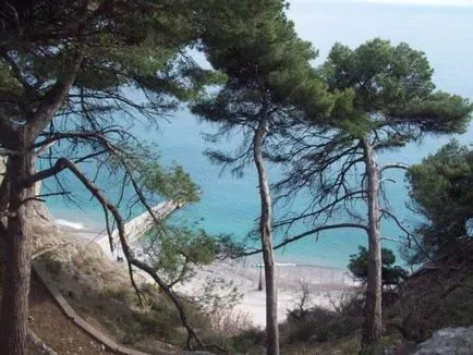 decontare Gaspra (Yalta), pe coasta de sud a Crimeei ca o unitate, plaje (Sud) decontare Gaspra (Yalta), pe coasta de sud a Crimeei ca o unitate, plaje