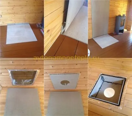Reguli cuptor de instalare într-o casă de lemn