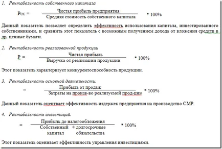 Profit și profitabilitatea în construcții
