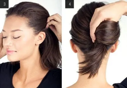 Hairstyle-shell, cum să faci un fir de păr coajă