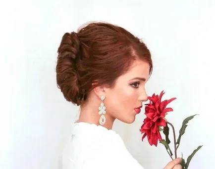 Hairstyle-shell, cum să faci un fir de păr coajă