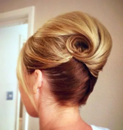Hairstyle-shell, cum să faci un fir de păr coajă