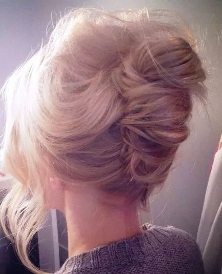 Hairstyle-shell, cum să faci un fir de păr coajă