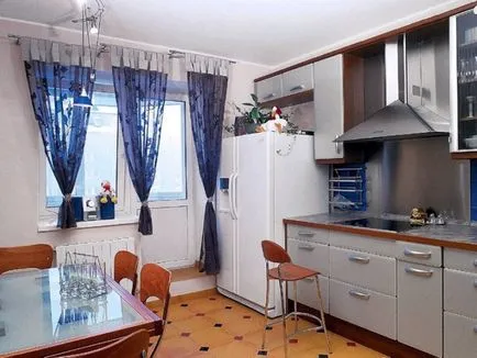 Design de bucătărie în casă panoul