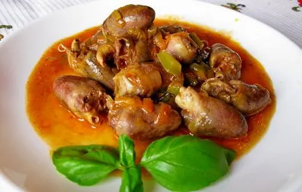 Rețete fierte inima de pui, secrete și selectați ingrediente (inimi) Rețete fierte inimi de pui, ingrediente secrete și alegere