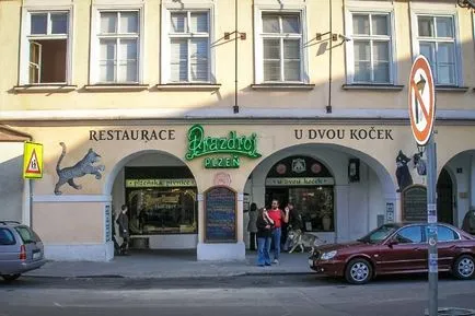 Restaurantul Brewery două pisici