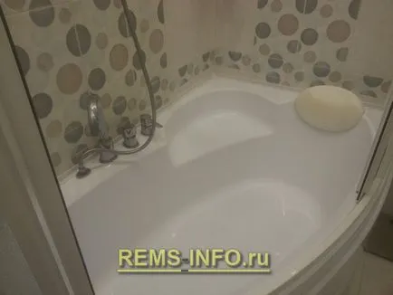 Reparații combinate baie și toaletă fotografii, scheme, proceduri