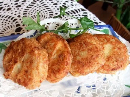 Rețete pentru chiftele de cartofi, ekskyl (patties de cartofi ciuperci) Rețete pentru chiftele de cartofi, ekskyl