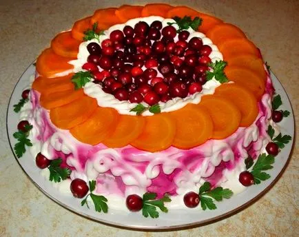 Rețetă și 26 de variante de decor salată „hering sub o haină de blană“