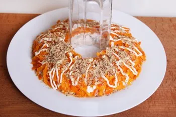 Salata „Garnet brățară“ pas cu pas reteta cu fotografii și video