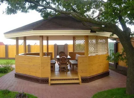 Pavilioane de gradina cu propriile lor mâini, desene și fotografii de pavilioane din grădină (foisoare cu mâinile lor desen imagini) Pavilioane de gradina cu propriile lor mâini, desene și fotografii de mandrinele în grădină