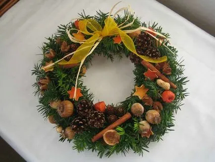 Crăciun coroană de flori - Coroana de Advent (decora) Crăciun coroană de flori - Coroana de Advent