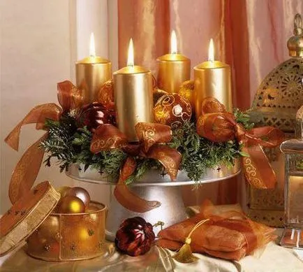 Crăciun coroană de flori - Coroana de Advent (decora) Crăciun coroană de flori - Coroana de Advent