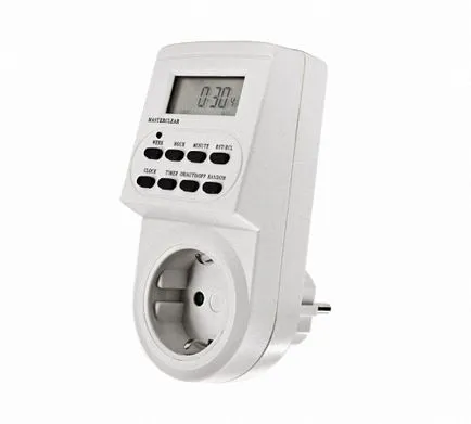 Priză cu caracteristici și capabilități timer, portal de construcție