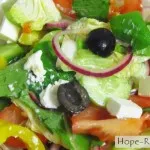 salata de fasole și castraveți „rețete speranțe