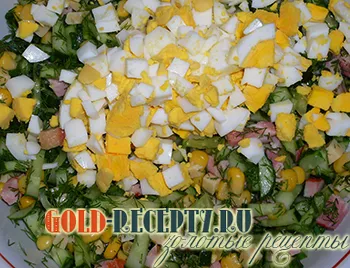 Salata cu porumb și castraveți „delicios“ (porumb salata de castraveti ou) Salata cu porumb și castraveți „delicios“