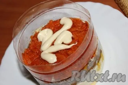 Salata cu ficat de pui si castraveti murati - reteta cu fotografii