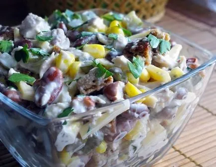 Salata cu fasole si retete de pui cu pas cu pas fotografii (rețete) Salata cu fasole și rețete de pui cu pas cu pas fotografii