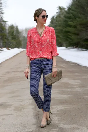Din ceea ce sa poarte pantaloni albastru femei de 30 de imagini foto de moda