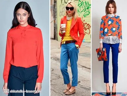 Din ceea ce sa poarte pantaloni albastru femei - 160 fotografie, Beauty Box