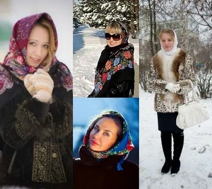 Scarf într-o haină de blană cu guler, cu glugă - așa cum este necesar și de uzură (capota) Scarf într-o haină de blană cu guler, cu glugă - așa cum este necesar și uzură