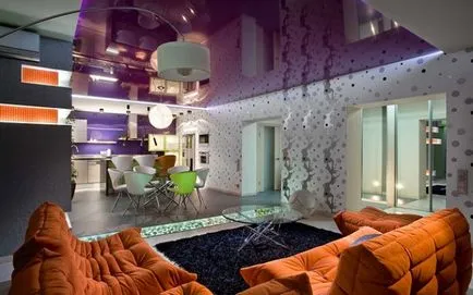 Designul elegant de plafoane suspendate