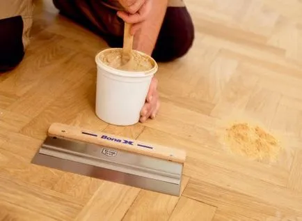 Ipsos pe lemn inainte de vopsire (vopsire alegere chit) Glet pentru pictura pe lemn