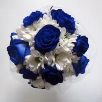 Albastru buchet de mireasa