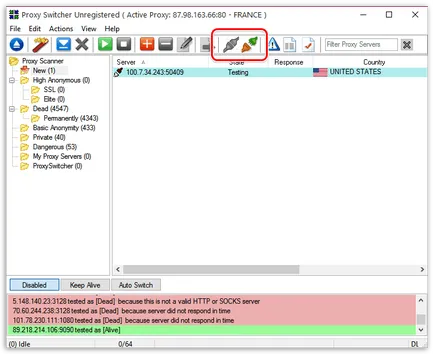 Descărcați proxy switcher în limba rusă
