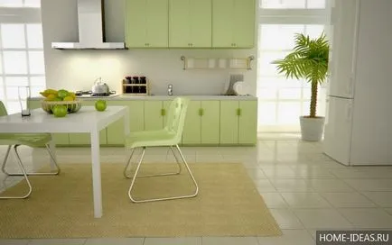 O combinație de interior verde cu designeri alte culori și sfaturi foto