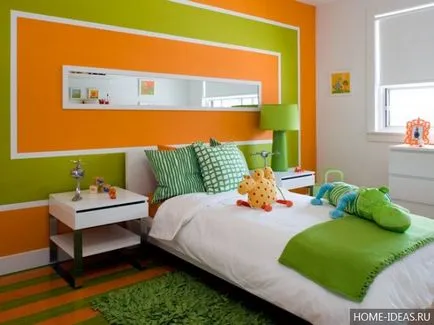 O combinație de interior verde cu designeri alte culori și sfaturi foto